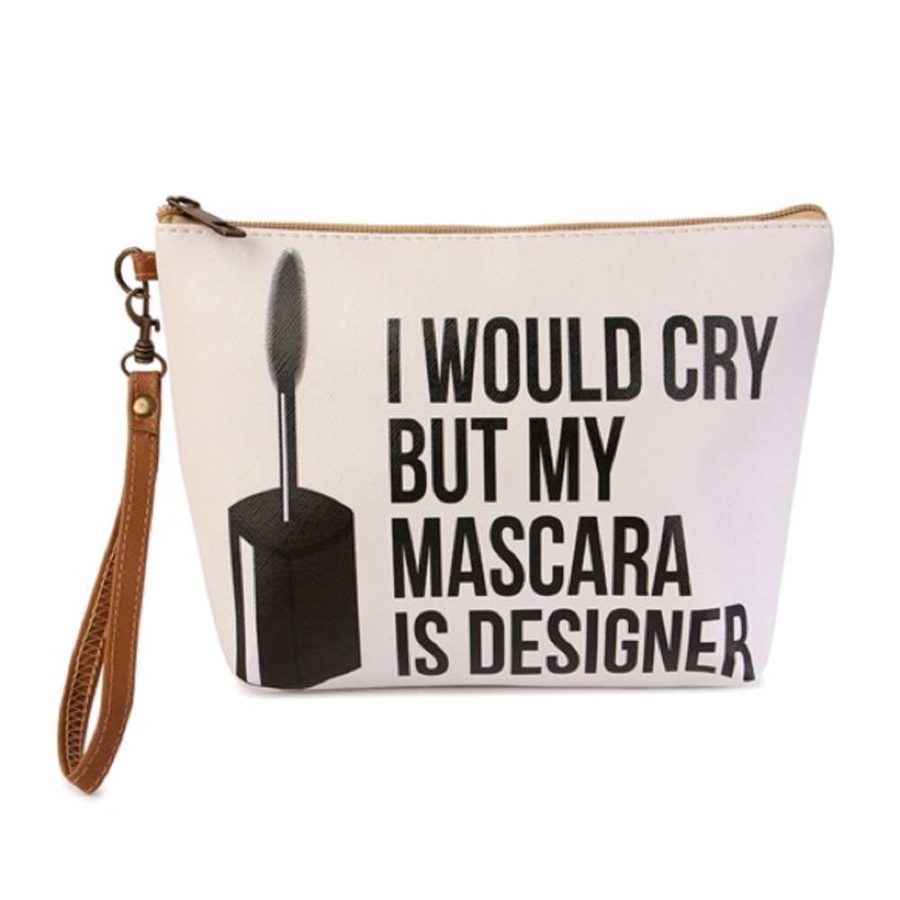 I Would Cry But...  Cosmetic Bag